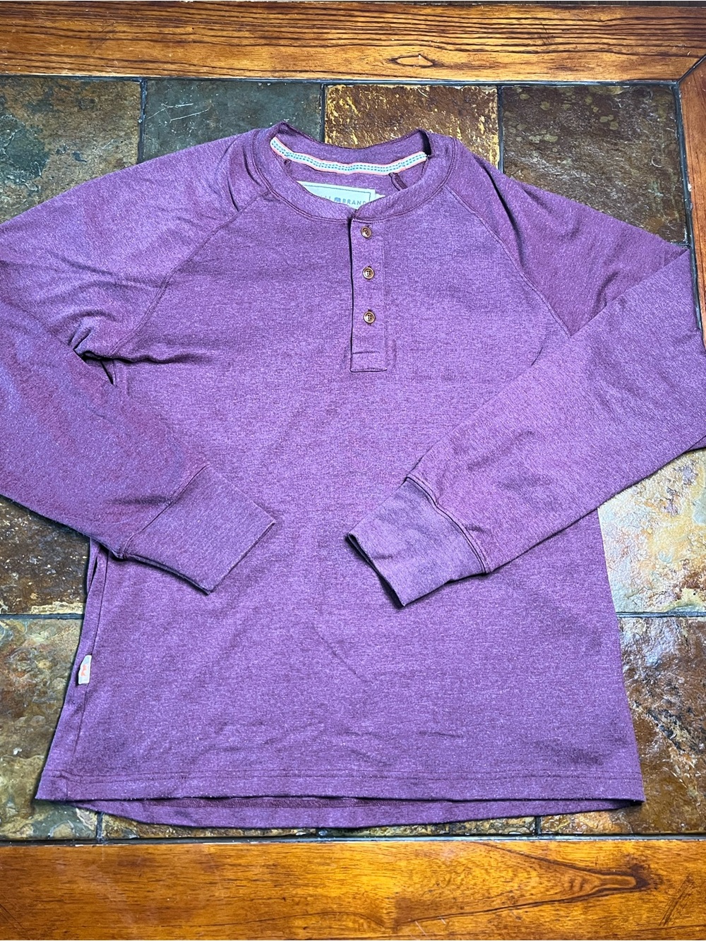 The Normal Brand Men's Long-Sleeve Henley-XL